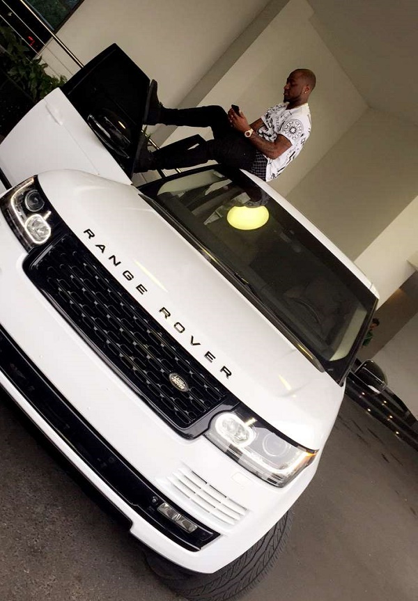 The 2017 Range Rover Sport owned by Davido