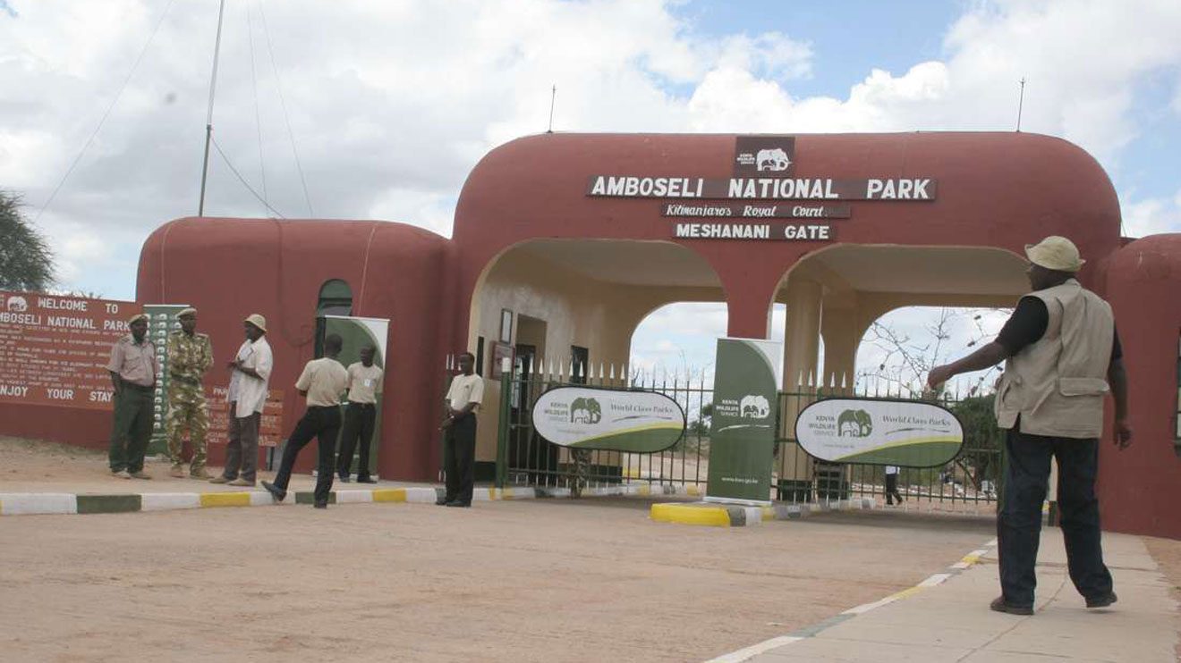 Amboseli National Park main gate