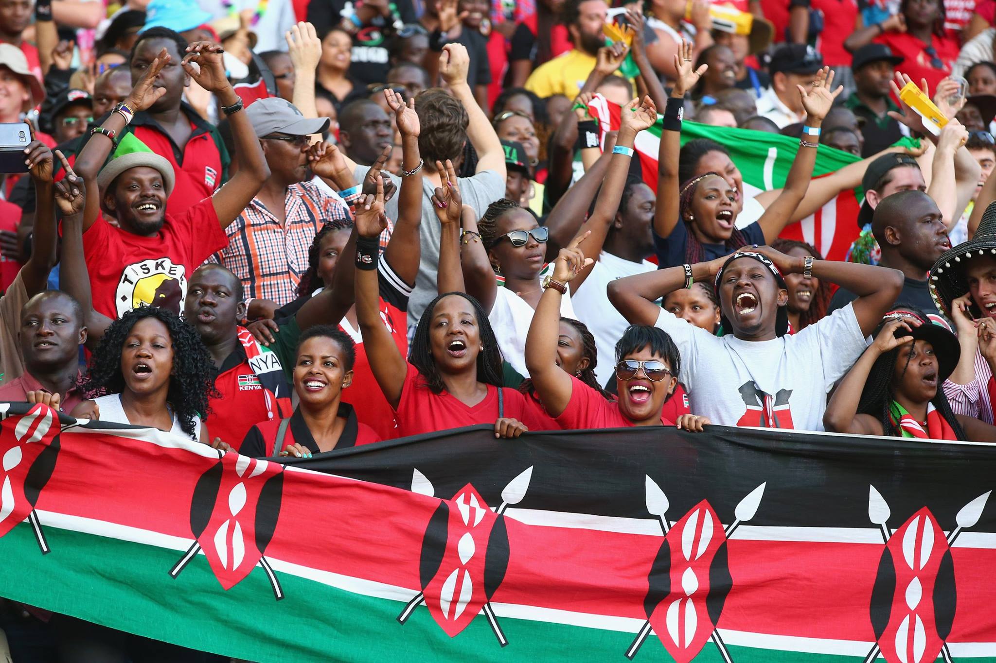 Kenyan football fans