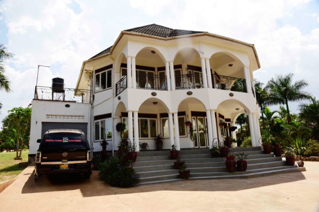 A front view of Bobi Wine's house