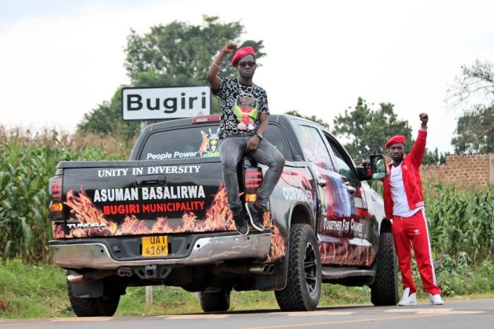 Bobi Wine's Toyota Tundra