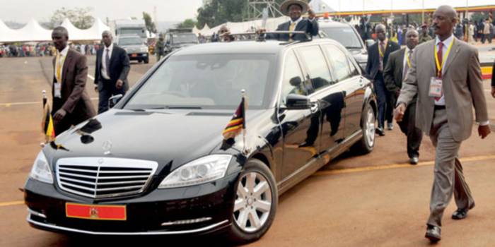 President Museveni's Mercedes Benz